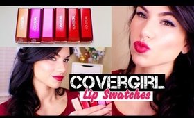 New COVERGIRL Colorlicious Lipsticks! Review + Lip Swatches!