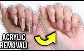 REMOVE ACRYLIC NAILS AT HOME WITHOUT A DRILL!