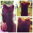 Hypercolor hair bow! 