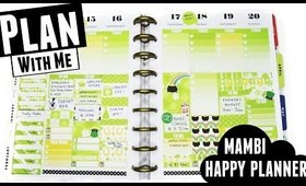 PWM: Saint Patrick's Day Plan With Me Weekly Spread | MAMBI Happy Planner #40