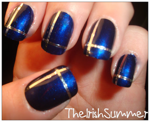 nail color: Skin Tight Denim

nail stripping tape bought from eBay