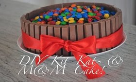 DIY KitKat & M&M cake!