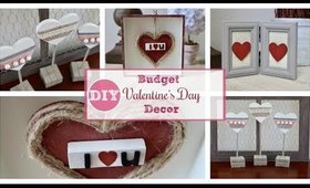 DIY BUDGET Valentine's Day Decor | 3 EASY Projects