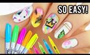 5 Easy Nail Art Designs Using SHARPIE MARKERS!
