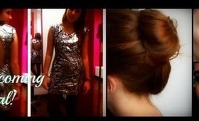 Black, Silver, & Purple - A Homecoming Look!