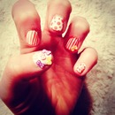 Girly Bow Nails