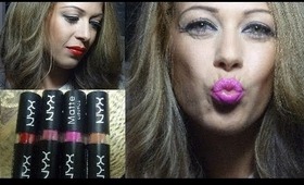 review NYX matte lipstick