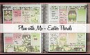 Plan with Me | Easter Florals (Erin Condren Vertical)