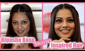 Bipasha Basu Inspired Boho Hair Tutorial