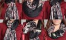 6 Ways to wear a Scarf ft Mooncats.com