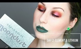 URBAN DECAY MOONDUST - DAY 2: ELEMENT & LITHIUM | 1 PALETTE FOR A WEEK