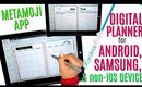 How to use a DIGITAL PLANNER for ANDROID, Using a Digital Planner on Surface Pro with Metamoji App
