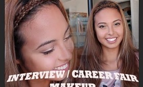 INTERVIEW | CAREER FAIR Makeup + Lots of Tips