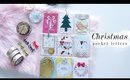 DIY Christmas Pocket Letters, Journal Cards | FREE PRINTABLES! | Charmaine Dulak