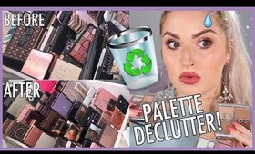 NEUTRAL & WEARABLE Eyeshadow Palettes 🔪 ORGANIZE AND DECLUTTER MY MAKEUP COLLECTION! 😏