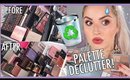 NEUTRAL & WEARABLE Eyeshadow Palettes 🔪 ORGANIZE AND DECLUTTER MY MAKEUP COLLECTION! 😏