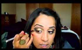 Makeup Tutorial - Red and Green Inspired Indian Wedding Look