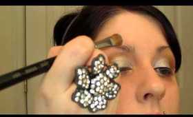 Silver and Gold Holiday Look