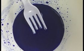 How to mix Ultramarine Blue pigment powder with liquid Glycerin