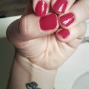 Classy Pinkish-Red Nails