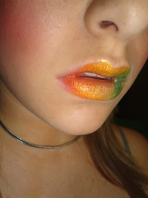 Rainbow Lips = Awesome!