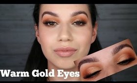 Warm Gold Eyes tutorial | ChristineMUA