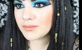 CLEOPATRA  MAKE-UP TUTORIAL FOR HALLOWEEN