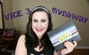 Urban Decay Vice 3 Tutorial and Giveaway!! OPEN
