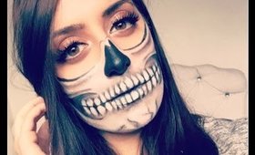 Half Skull Halloween Tutorial