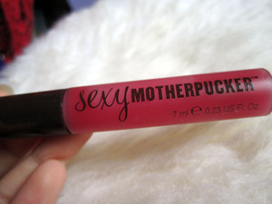 Sexy Mother Pucker gloss - stings but works miracles
