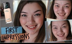 Maybelline Matte & Poreless Foundation First Impressions!