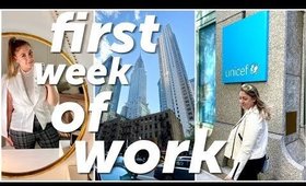 First week of work in NYC! Work Week in My Life