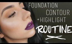 Foundation Highlight & Contour Routine | QuinnFace