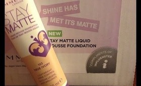 Influenster Meaningful Beauty/ Stay Matte voxbox unboxing