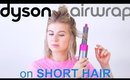 Dyson Airwrap Curls On Short Hair | Milabu