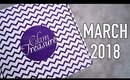 Glam Treasure Box March 2018 | Unboxing & Review | Stacey Castanha