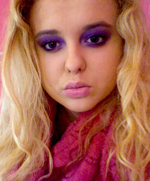 My purple summer eyeshadow