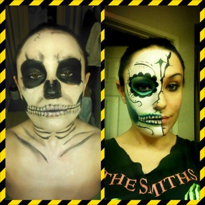 Just messing around with some face paint. Came out pretty awesome if you ask me =)