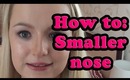 How to make your nose look smaller (contouring)