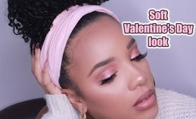 Soft Valentines Day Look| light makeup| leiydbeauty