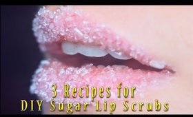 3 Recipes for DIY Sugar Lip Scrubs