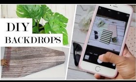 How To Flat Lay Photography | Easy DIY Backdrops + GIVEAWAY!
