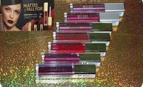 #Milani Amore Lip Creme Mattes To Fall For Swatches
