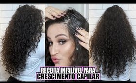 FAÇA ISSO E SEU CABELO VAI CRESCER MAIS RÁPIDO! RECEITA CASEIRA | Duda Fernandes