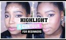 How To: Highlight & Contour For Beginners! Brown/Dark Skin | Jessica Chanell