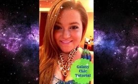 bH Cosmetics Galaxy Chic Palette Makeup Look