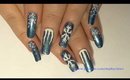 Simple Frozen Snowflake & Icicle Nail Art Design | Stephyclaws