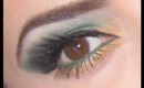 Dramatic Green Smokey Eyes - MakeupByLeeLee