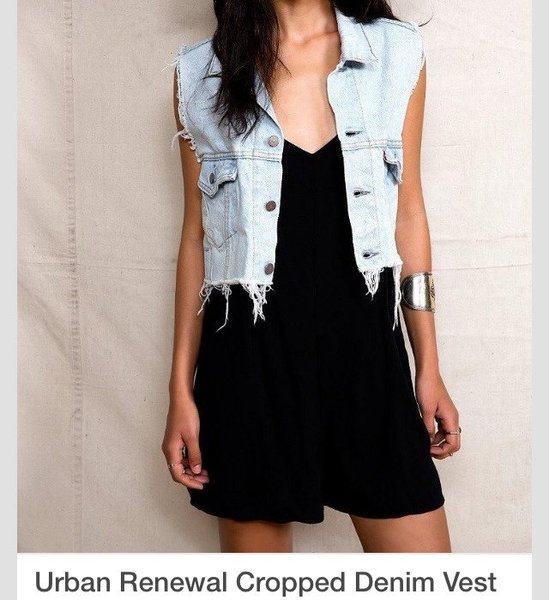 What to wear with a denim vest? Beautylish