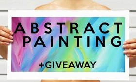 ABSTRACT PAINTING & inspiration | MY ETSY STORE + GIVEAWAY